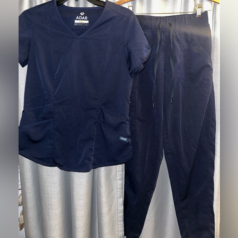 Adar Blue Scrubs, Size Small